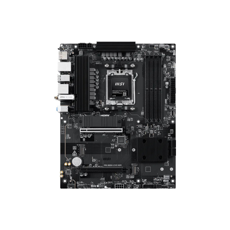 MSI PRO B850-S EVO WIFI scheda madre AMD B850 Socket AM5 ATX MSI PRO B850-S EVO WIFI scheda madre AMD B850 Socket AM5 ATX
