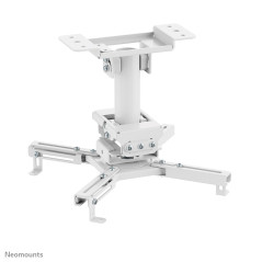 Neomounts CL25-530WH1 Supporto a soffitto beamer - alt. 25,5 cm - montaggio facile - mobilità completa