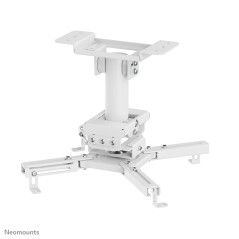 Neomounts CL25-530WH1 Supporto a soffitto beamer - alt. 25,5 cm - montaggio facile - mobilità completa
