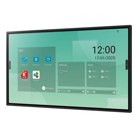 Sharp LM431 Pannello piatto interattivo 109,2 cm (43") LED Wi-Fi 500 cd/m² 4K Ultra HD Nero Touch screen Processore integrato