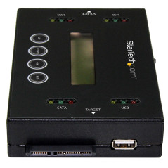 StarTech.com Docking Station per Hard Disk a 2 Slot - Duplicatore ed Eraser Standalone 1 1 con funzione Clone per Chiavette USB