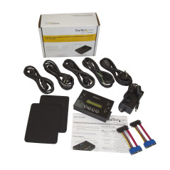 StarTech.com Docking Station per Hard Disk a 2 Slot - Duplicatore ed Eraser Standalone 1 1 con funzione Clone per Chiavette USB