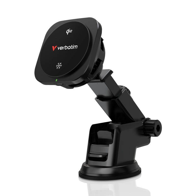 Verbatim Charge 'n' Drive Qi2 Smartphone Nero USB Carica wireless Ricarica rapida Auto