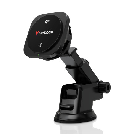 Verbatim Charge 'n' Drive Qi2 Smartphone Nero USB Carica wireless Ricarica rapida Auto