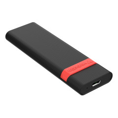 Verbatim 32261 contenitore di unità di archiviazione Box esterno SSD Nero, Rosso M.2 Alimentazione USB