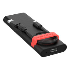 Verbatim 32261 contenitore di unità di archiviazione Box esterno SSD Nero, Rosso M.2 Alimentazione USB