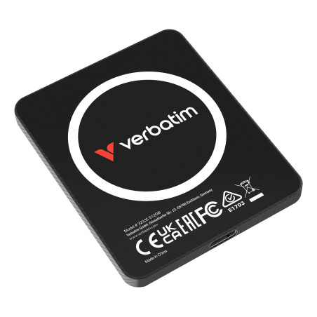 Verbatim SnapBack Ultra Slim SSD 512GB USB tipo-C USB 3.2 Gen 2x2 Nero