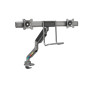 Kensington Braccio per doppio monitor SmartFit con barra trasversale e maniglia