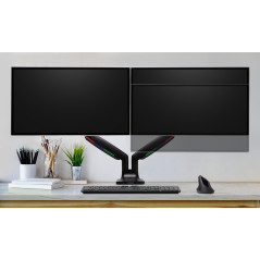 Kensington Braccio per monitor doppio ad altezza regolabile one-touch SmartFit