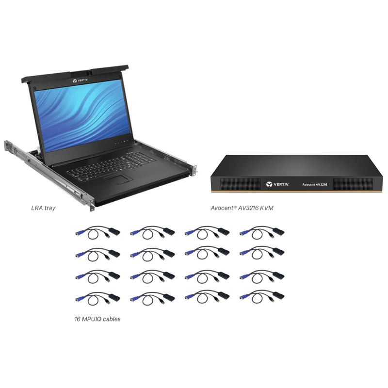 Vertiv Avocent 16 Computer - 47 cm (18,5") LED - UXGA - 1600 x 1200 - 16:9Porta PS/2USBVGA - Tastiera - TouchPad - 120 V AC, Vertiv Avocent 16 Computer - 47 cm (18,5") LED - UXGA - 1600 x 1200 - 16:9Porta PS/2USBVGA - Tastiera - TouchPad - 120 V AC,