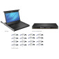 Vertiv Avocent 16 Computer - 47 cm (18,5") LED - UXGA - 1600 x 1200 - 16:9Porta PS/2USBVGA - Tastiera - TouchPad - 120 V AC, Vertiv Avocent 16 Computer - 47 cm (18,5") LED - UXGA - 1600 x 1200 - 16:9Porta PS/2USBVGA - Tastiera - TouchPad - 120 V AC,