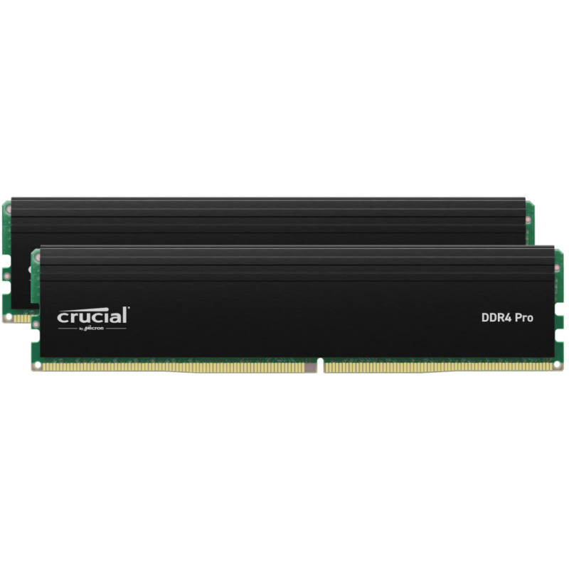 Crucial Pro CP2K32G4DFRA32A memoria 64 GB 2 x 32 GB DDR4 288-pin DIMM Crucial Pro CP2K32G4DFRA32A memoria 64 GB 2 x 32 GB DDR4 288-pin DIMM