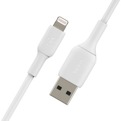 Belkin CAVO PVC DA USB-A A LIGHTNING 2M - BIANCO