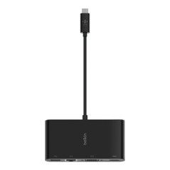 Belkin AVC005BTBK replicatore di porte e docking station per laptop Cablato USB 3.2 Gen 1 (3.1 Gen 1) Type-C Nero