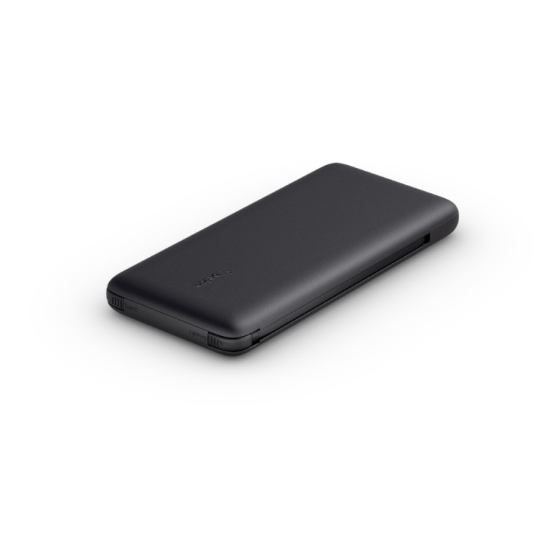 Belkin Powerbank 10K 23W PB USB-C In/out e Lightning Out Cavi Inclusi - Nero Belkin Powerbank 10K 23W PB USB-C In/out e Lightning Out Cavi Inclusi - Nero
