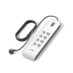 Belkin BSV804VF2M-V2 protezione da sovraccarico Grigio, Bianco 8 presa(e) AC