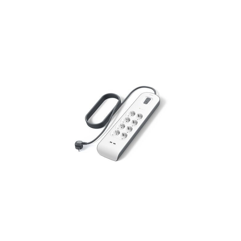 Belkin BSV804VF2M-V2 protezione da sovraccarico Grigio, Bianco 8 presa(e) AC