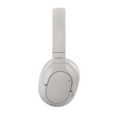 Belkin AUD009HQSA cuffia e auricolare Cuffie Wireless A Padiglione Musica e Chiamate USB tipo-C Bluetooth Sabbia