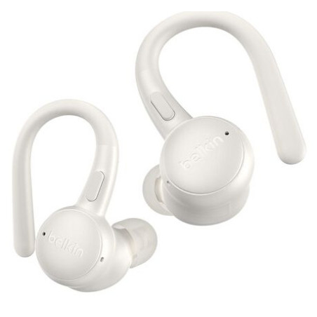 Belkin SoundForm ActiveFit Auricolare Con cavo e senza cavo A clip Musica e Chiamate USB tipo-C Bluetooth Bianco
