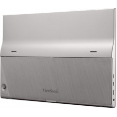 Viewsonic TD1655 Monitor PC 39,6 cm (15.6") 1920 x 1080 Pixel Full HD LED Touch screen Multi utente Nero, Argento