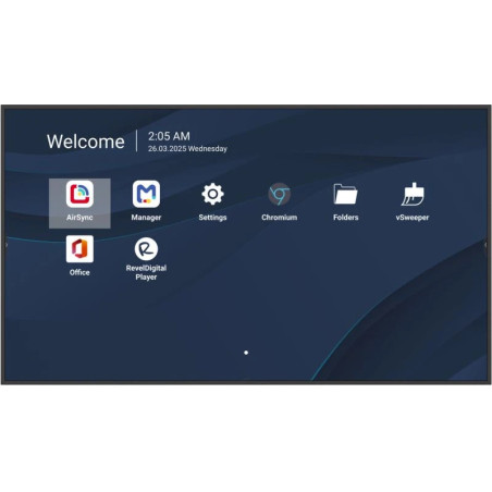 Viewsonic CDE5514-2C visualizzatore di messaggi Pannello piatto per segnaletica digitale 139,7 cm (55") LCD Wi-Fi 500 cd m² 4K