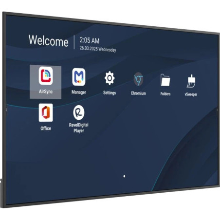 Viewsonic CDE8614-2C visualizzatore di messaggi Pannello piatto per segnaletica digitale 2,18 m (86") LCD Wi-Fi 500 cd/m² 4K