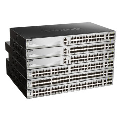 D-Link DGS-3130-54TS E switch di rete Gestito L3 Gigabit Ethernet (10 100 1000) Grigio