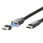 Mobilis 001350 cavo USB USB 2.0 2 m USB C 480 Gbit/s 60 W Nero, Grigio Mobilis 001350 cavo USB USB 2.0 2 m USB C 480 Gbit/s 60 W Nero, Grigio