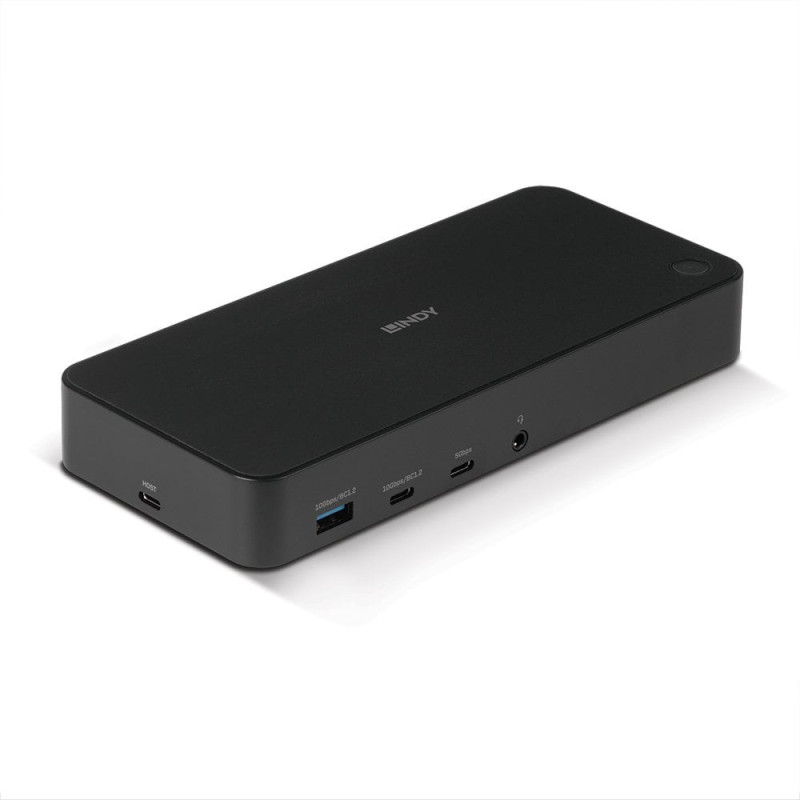 Lindy 43366 replicatore di porte e docking station per laptop USB 3.2 Gen 2 (3.1 Gen 2) Type-C Nero Lindy 43366 replicatore di porte e docking station per laptop USB 3.2 Gen 2 (3.1 Gen 2) Type-C Nero
