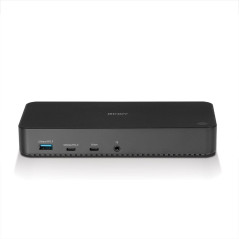 Lindy 43366 replicatore di porte e docking station per laptop USB 3.2 Gen 2 (3.1 Gen 2) Type-C Nero