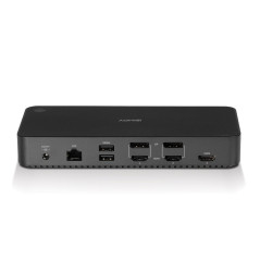 Lindy 43366 replicatore di porte e docking station per laptop USB 3.2 Gen 2 (3.1 Gen 2) Type-C Nero