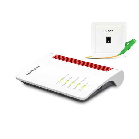 Box FRITZ! 5530 Fiber AON router wireless Gigabit Ethernet Dual-band (2.4 GHz 5 GHz) Bianco