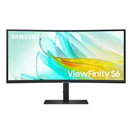 Samsung Monitor HRM ViewFinity S6 - S65UC da 34'' WQHD Curvo LS34C652UAUXEN