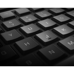 3Dconnexion Keyboard Pro tastiera Ufficio USB + Bluetooth Italiano Nero