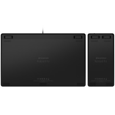3Dconnexion Keyboard Pro tastiera Ufficio USB + Bluetooth Italiano Nero