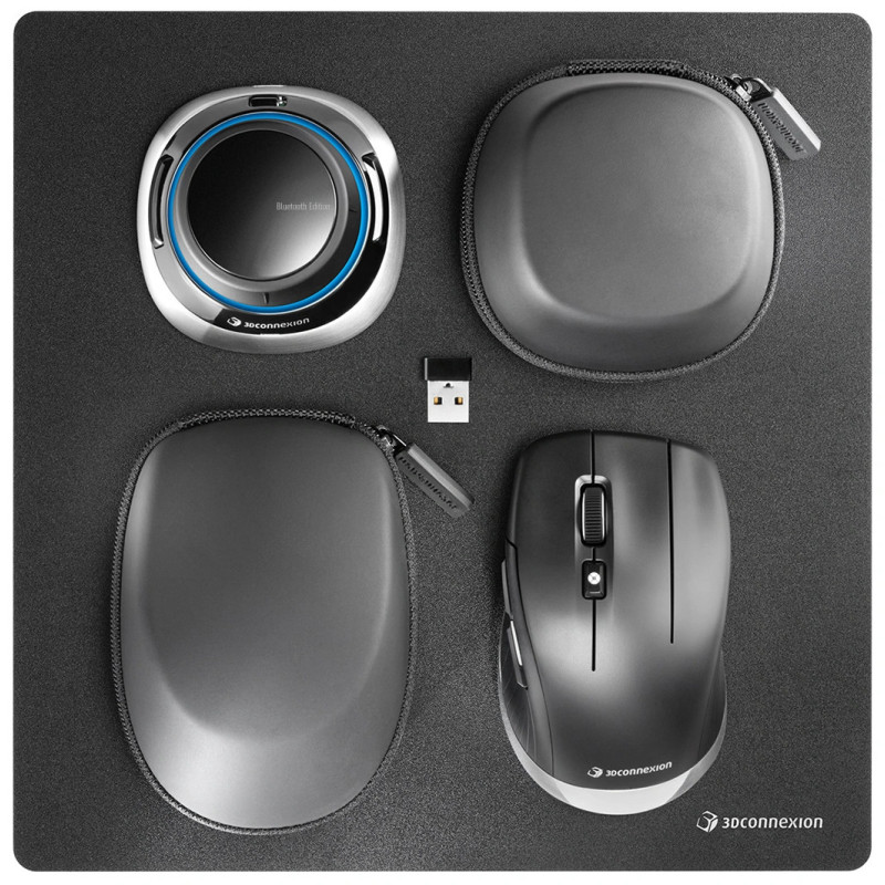 3Dconnexion SpaceMouse Wireless Kit 2 mouse Universale Mano destra RF Wireless + Bluetooth + USB Type-A Ottico 3Dconnexion SpaceMouse Wireless Kit 2 mouse Universale Mano destra RF Wireless + Bluetooth + USB Type-A Ottico