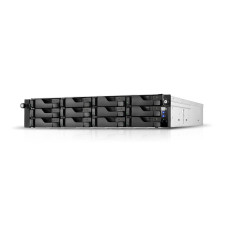 Asustor AS6512RD NAS Armadio (2U) Intel Atom® C3538 8 GB DDR4 0 TB ADM Nero