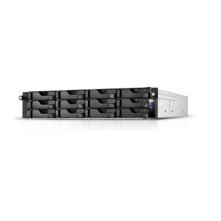 Asustor AS6512RD NAS Armadio (2U) Intel Atom® C3538 8 GB DDR4 0 TB ADM Nero