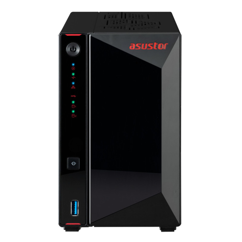 Asustor AS5402T server NAS e di archiviazione Intel® Celeron® N5105 4 GB DDR4 0 TB ADM Nero Asustor AS5402T server NAS e di archiviazione Intel® Celeron® N5105 4 GB DDR4 0 TB ADM Nero