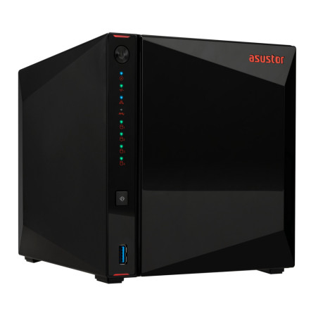 Asustor AS5404T server NAS e di archiviazione Intel® Celeron® N5105 4 GB DDR4 0 TB ADM Nero