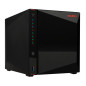 Asustor AS5404T server NAS e di archiviazione Intel® Celeron® N5105 4 GB DDR4 0 TB ADM Nero Asustor AS5404T server NAS e di archiviazione Intel® Celeron® N5105 4 GB DDR4 0 TB ADM Nero