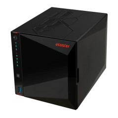 Asustor AS5404T server NAS e di archiviazione Intel® Celeron® N5105 4 GB DDR4 0 TB ADM Nero