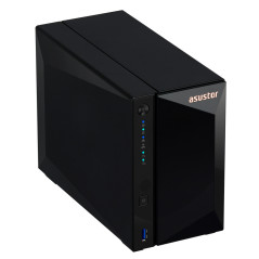 Asustor DRIVESTOR 2 Pro Gen2 AS3302T v2 NAS Realtek RTD1619B 2 GB DDR4 ADM Nero