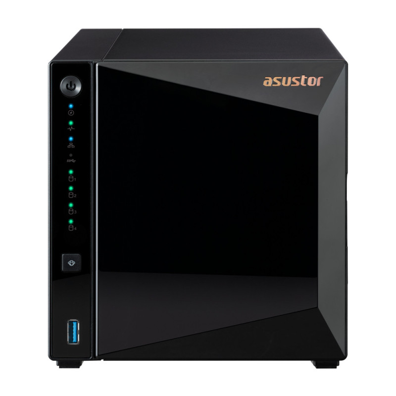 Asustor DRIVESTOR 4 Pro Gen2 AS3304T V2 NAS Realtek RTD1619B 2 GB DDR4 ADM Nero Asustor DRIVESTOR 4 Pro Gen2 AS3304T V2 NAS Realtek RTD1619B 2 GB DDR4 ADM Nero