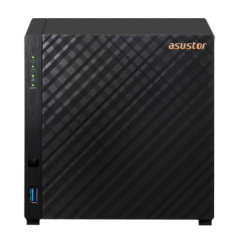 Asustor AS1204T NAS Tower Realtek RTD1619B 1 GB DDR4 0 TB ADM Nero