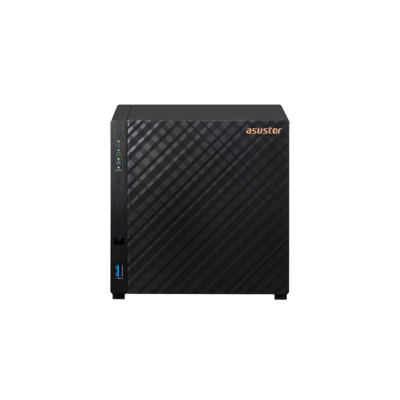 Asustor AS1204T NAS Tower Realtek RTD1619B 1 GB DDR4 0 TB ADM Nero Asustor AS1204T NAS Tower Realtek RTD1619B 1 GB DDR4 0 TB ADM Nero