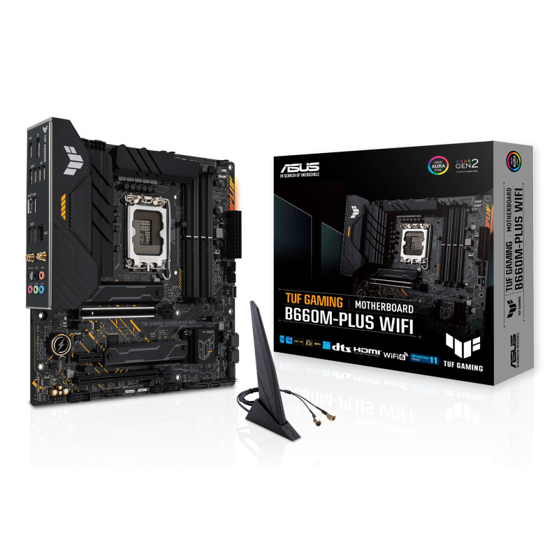 ASUS TUF GAMING B660M-PLUS WIFI Intel B660 LGA 1700 micro ATX ASUS TUF GAMING B660M-PLUS WIFI Intel B660 LGA 1700 micro ATX