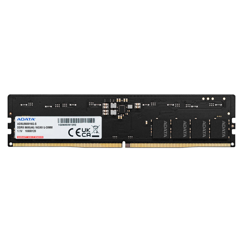 ADATA DDR5 5600 U-DIMM memoria 8 GB 1 x 8 GB 288-pin DIMM ADATA DDR5 5600 U-DIMM memoria 8 GB 1 x 8 GB 288-pin DIMM