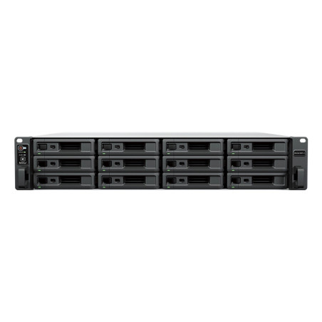 Synology RackStation RS2423RP+II NAS Armadio (2U) AMD Ryzen V1780B 8 GB DDR4 0 TB DiskStation Manager Nero