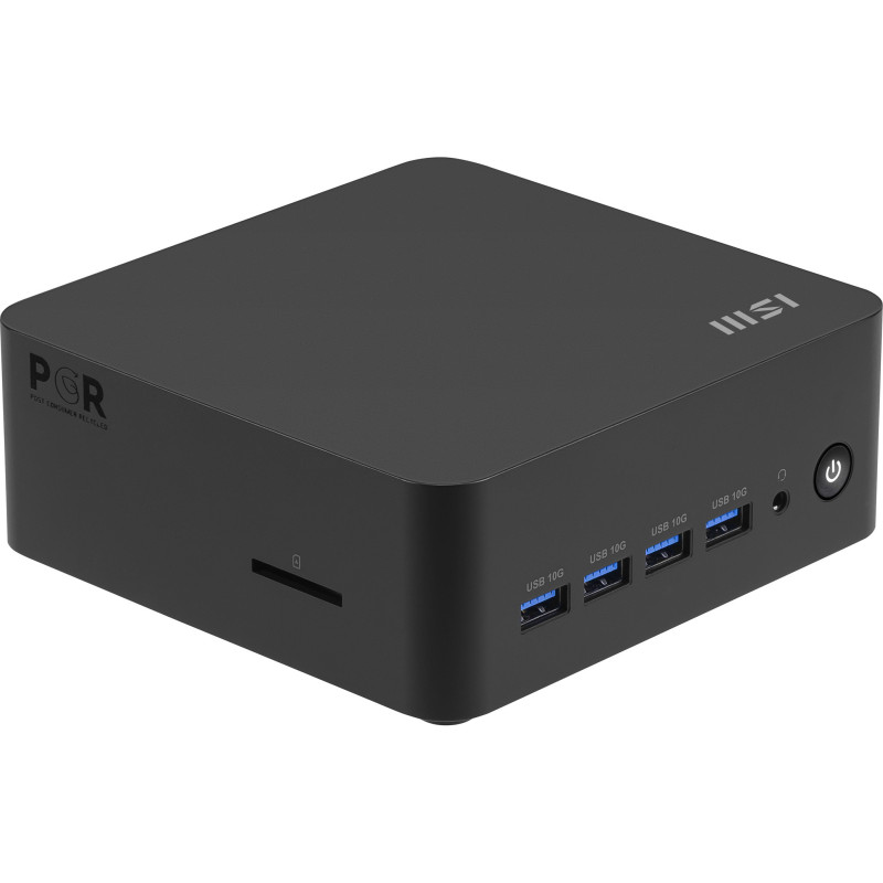 MSI Cubi AI 8M-008BEU Cubo Nero 8645HS AMD SoC 4,3 GHz Altoparlanti incorporati MSI Cubi AI 8M-008BEU Cubo Nero 8645HS AMD SoC 4,3 GHz Altoparlanti incorporati